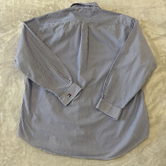 Tommy Hilfiger Golf‎ Men's Striped Button Down Long Sleeve Shirt L/G - Picture 3 of 7